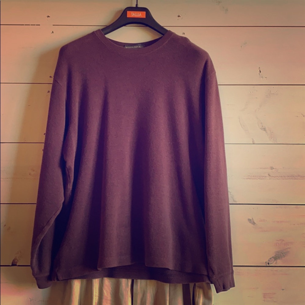 Banana Republic, Maroon pullover, Large